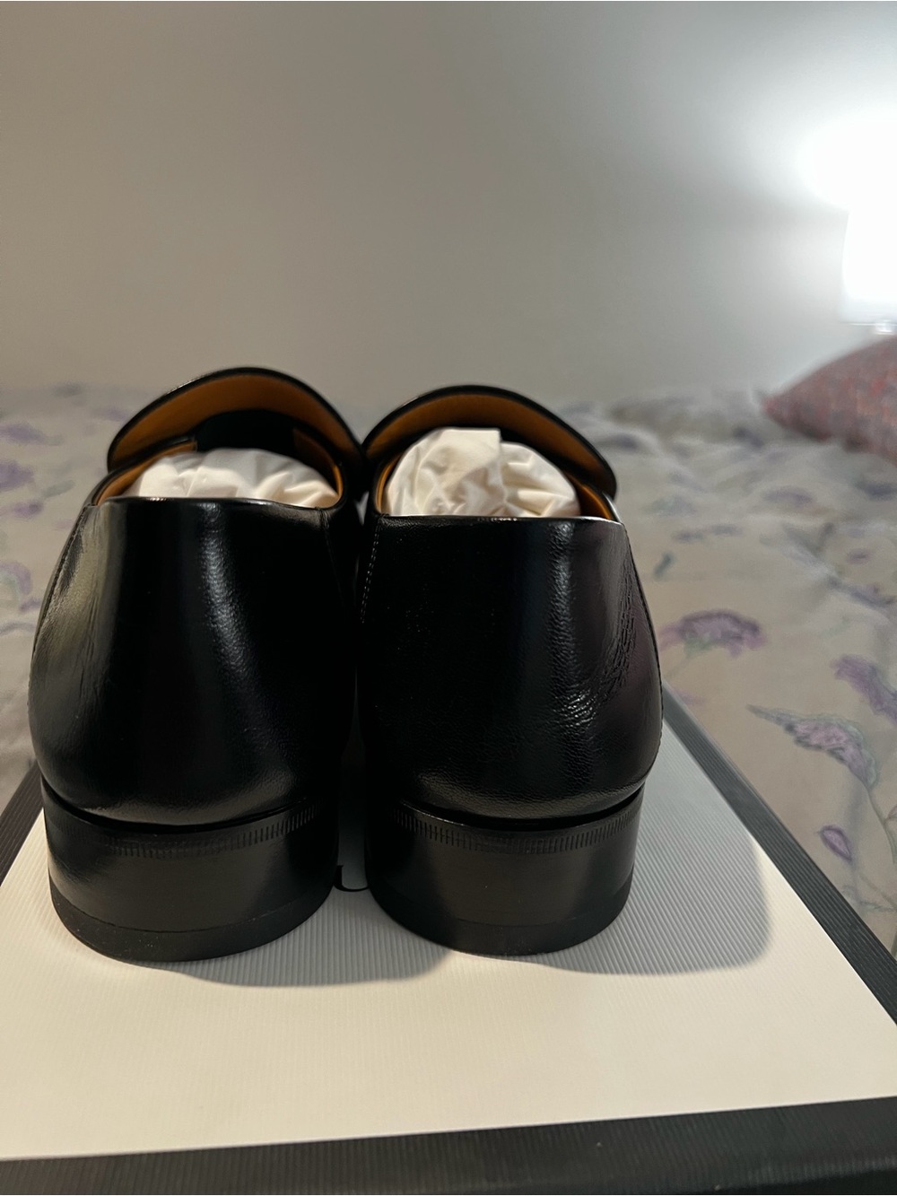 Gucci Black Leather Horsebit Slip-On Loafer - Picture 5 of 7